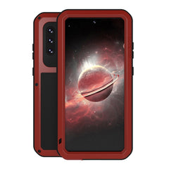 LOVE MEI Metal Shockproof Waterproof Dustproof Protective Case with Glass, For Samsung Galaxy A72 5G / 4G