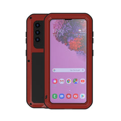 LOVE MEI Metal Shockproof Waterproof Dustproof Protective Case with Glass, For Samsung Galaxy A32 5G, For Samsung Galaxy A42, For Samsung Galaxy A52 5G / 4G, For Samsung Galaxy S21 5G, For Samsung Galaxy S21+ 5G