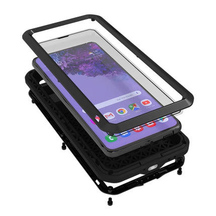 LOVE MEI Metal Shockproof Waterproof Dustproof Protective Case with Glass, For Samsung Galaxy S21+ 5G, For Samsung Galaxy A72 5G / 4G