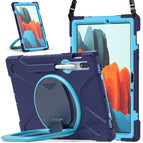 For Samsung Galaxy Tab S8 / Galaxy Tab S7 T870 / T875 / Navy Blue + Blue