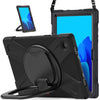 Silicone + PC Protective Case with Holder & Shoulder Strap, For Samsung Galaxy Tab S8 / Galaxy Tab S7 T870 / T875, For Samsung Galaxy Tab A7 10.4 (2020) T500 / T505