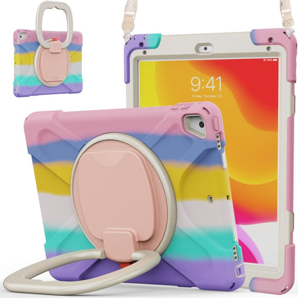 Silicone + PC Protective Case with Holder & Shoulder Strap, For Samsung Galaxy Tab S8 / Galaxy Tab S7 T870 / T875, For Samsung Galaxy Tab A7 10.4 (2020) T500 / T505, For iPad 9.7 inch (2018/2017)