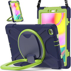 Silicone + PC Protective Case with Holder & Shoulder Strap, For iPad 9.7 inch (2018/2017), For Samsung Galaxy Tab A 8.0 (2019) T290 / T295