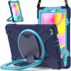 Silicone + PC Protective Case with Holder & Shoulder Strap, For iPad 9.7 inch (2018/2017), For Samsung Galaxy Tab A 8.0 (2019) T290 / T295