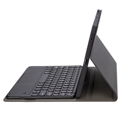 YA098B-A Detachable Lambskin Texture Round Keycap Bluetooth Keyboard Leather Case with Touch Control & Pen Slot & Stand, For iPad Air 5 / 4 10.9 inch 2020 / Pro 11 inch 2020 / 2018, For iPad 10.2 (2020) & (2019) / Air 3 10.5 inch / Pro 10.5 inch�������...