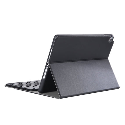 YA098B Detachable Lambskin Texture Round Keycap Bluetooth Keyboard Leather Case with Pen Slot & Stand, For iPad Air 5 / 4 10.9 inch 2020 / Pro 11 inch 2020 / 2018, For iPad 10.2 (2020) & (2019) / Air 3 10.5 inch / Pro 10.5 inch�������������������������...