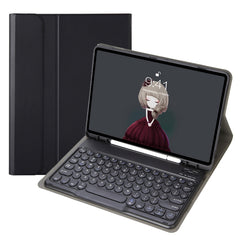 YA098B Detachable Lambskin Texture Round Keycap Bluetooth Keyboard Leather Case with Pen Slot & Stand, For iPad Air 5 / 4 10.9 inch 2020 / Pro 11 inch 2020 / 2018, For iPad 10.2 (2020) & (2019) / Air 3 10.5 inch / Pro 10.5 inch�������������������������...
