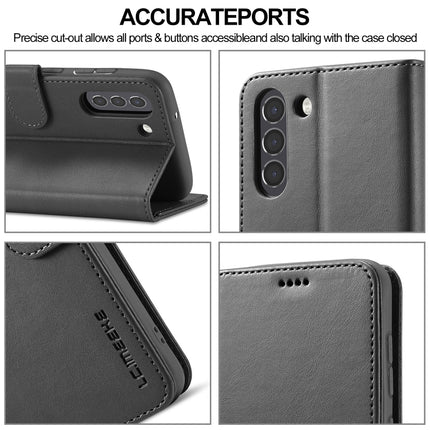 LC.IMEEKE Calf Texture Horizontal Flip Leather Case, with Holder & Card Slots & Wallet, For Samsung Galaxy S21 FE