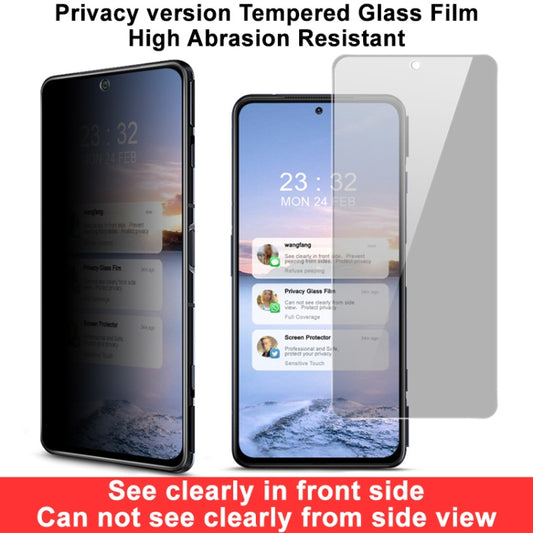 IMAK HD Anti-spy Tempered Glass Protective Film, For Xiaomi BlackShark 4 / 4 Pro, For Xiaomi Redmi Note 10S / Note 10 4G / 5G, For ZTE Nubia Red Magic 6 / 6 Pro