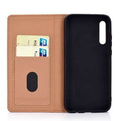 Solid Color Magnetic Horizontal Flip Leather Case with Card Slot & Holder, For Galaxy A50, For Galaxy Note 10