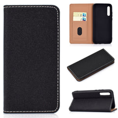 Solid Color Magnetic Horizontal Flip Leather Case with Card Slot & Holder, For Galaxy A50, For Galaxy Note 10