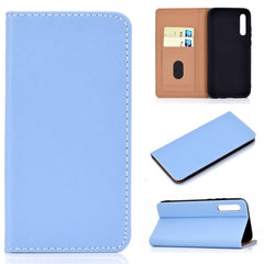 Solid Color Magnetic Horizontal Flip Leather Case with Card Slot & Holder, For Galaxy A50, For Galaxy Note 10