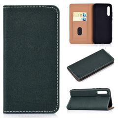 Solid Color Magnetic Horizontal Flip Leather Case with Card Slot & Holder, For Galaxy A50, For Galaxy Note 10