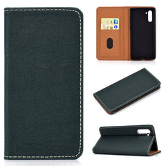 Solid Color Magnetic Horizontal Flip Leather Case with Card Slot & Holder, For Galaxy A50, For Galaxy Note 10