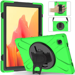 Shockproof Colorful Silicone + PC Protective Case with Holder & Shoulder Strap & Hand Strap, For Samsung Galaxy Tab A7 10.4 2020 T500 / T505, For Samsung Galaxy Tab A 8.4 2020 T307U, For Samsung Galaxy Tab A 10.1 (2019) T515 / T510