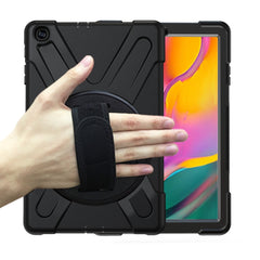 Shockproof Colorful Silicone + PC Protective Case with Holder & Shoulder Strap & Hand Strap, For Samsung Galaxy Tab A7 10.4 2020 T500 / T505, For Samsung Galaxy Tab A 8.4 2020 T307U, For Samsung Galaxy Tab A 10.1 (2019) T515 / T510