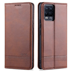 AZNS Magnetic Calf Texture Horizontal Flip Leather Case with Card Slots & Holder & Wallet, For Xiaomi Mi 11 Pro, For OPPO Realme 8 / 8 Pro