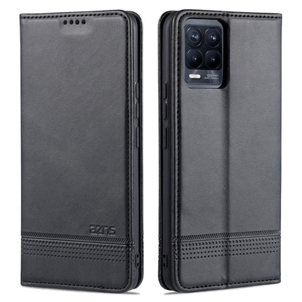 AZNS Magnetic Calf Texture Horizontal Flip Leather Case with Card Slots & Holder & Wallet, For OPPO Realme 8 / 8 Pro, For Xiaomi Mi 11 Pro