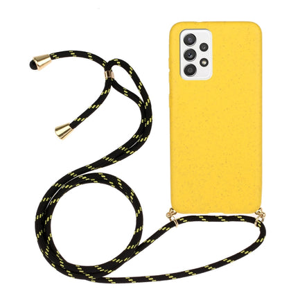 Wheat Straw Material + TPU Protective Case with Lanyard
