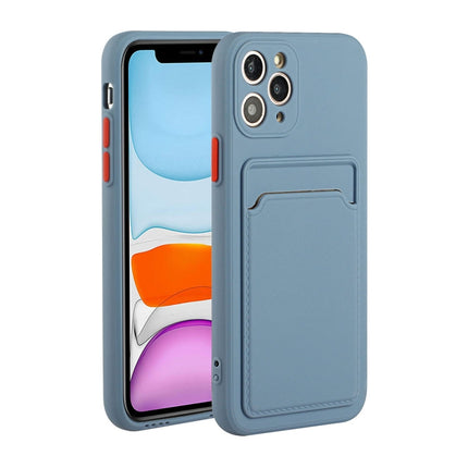 Card Slot Design Shockproof TPU Protective Case, For iPhone 11 Pro Max, For iPhone 12 mini