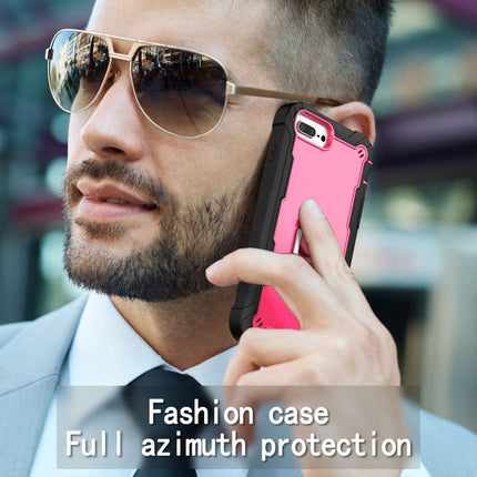 PC + Rubber 3-layers Shockproof Protective Case with Rotating Holder, For iPhone 8 Plus / 7 Plus, For iPhone 11