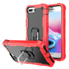 For iPhone 8 Plus / 7 Plus / Red + Black