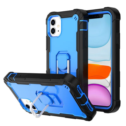 PC + Rubber 3-layers Shockproof Protective Case with Rotating Holder, For iPhone 8 Plus / 7 Plus, For iPhone 11