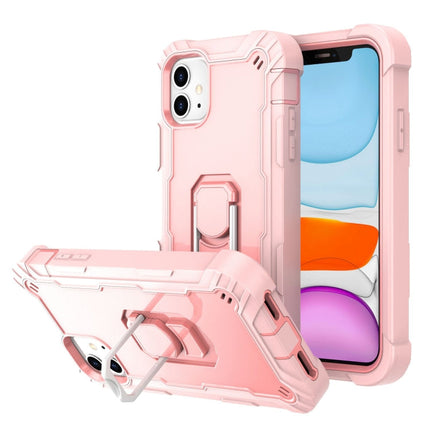 PC + Rubber 3-layers Shockproof Protective Case with Rotating Holder, For iPhone 8 Plus / 7 Plus, For iPhone 11
