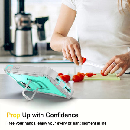 PC + Rubber 3-layers Shockproof Protective Case with Rotating Holder, For iPhone 11 Pro, For iPhone 11 Pro Max