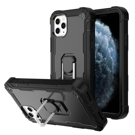 PC + Rubber 3-layers Shockproof Protective Case with Rotating Holder, For iPhone 11 Pro, For iPhone 11 Pro Max