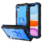 For iPhone XR / Black + Blue