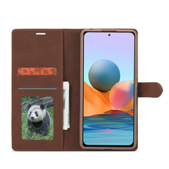 Forwenw F1 Series Matte Strong Magnetism Horizontal Flip Leather Case with Holder & Card Slots & Wallet & Photo Frame, For Xiaomi Redmi Note 10 Pro