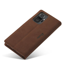 Forwenw F1 Series Matte Strong Magnetism Horizontal Flip Leather Case with Holder & Card Slots & Wallet & Photo Frame, For Xiaomi Redmi Note 10 Pro