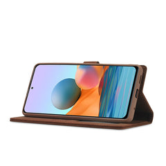 Forwenw F1 Series Matte Strong Magnetism Horizontal Flip Leather Case with Holder & Card Slots & Wallet & Photo Frame, For Xiaomi Redmi Note 10 Pro