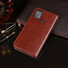 idewei Crazy Horse Texture Horizontal Flip Leather Case with Holder & Card Slots & Wallet, For Motorola Moto G50, For Nokia 1.4, For OPPO A53s 5G