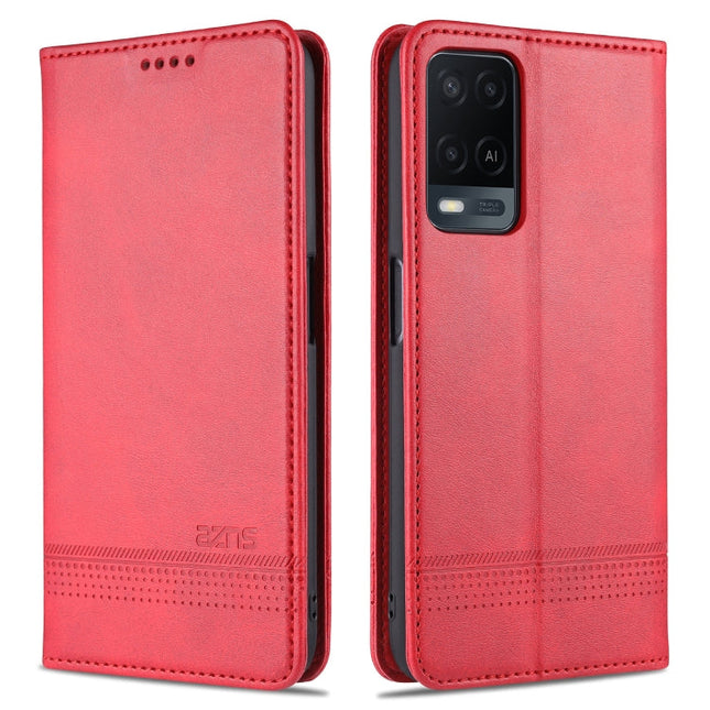 AZNS Magnetic Calf Texture Horizontal Flip Leather Case with Card Slots & Holder & Wallet, For OPPO A54 4G, For OPPO A94 5G, For OPPO A95 5G, For Xiaomi Mi 11 Lite