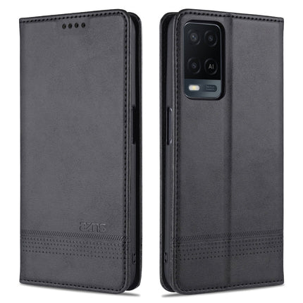 AZNS Magnetic Calf Texture Horizontal Flip Leather Case with Card Slots & Holder & Wallet, For OPPO A54 4G, For OPPO A94 5G, For OPPO A95 5G, For Xiaomi Mi 11 Lite