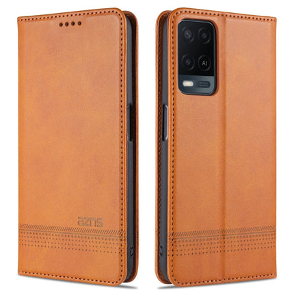 AZNS Magnetic Calf Texture Horizontal Flip Leather Case with Card Slots & Holder & Wallet, For OPPO A54 4G, For OPPO A94 5G, For OPPO A95 5G, For Xiaomi Mi 11 Lite