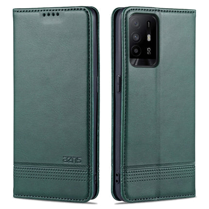 AZNS Magnetic Calf Texture Horizontal Flip Leather Case with Card Slots & Holder & Wallet, For OPPO A54 4G, For OPPO A94 5G, For OPPO A95 5G, For Xiaomi Mi 11 Lite
