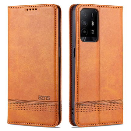 AZNS Magnetic Calf Texture Horizontal Flip Leather Case with Card Slots & Holder & Wallet, For OPPO A54 4G, For OPPO A94 5G, For OPPO A95 5G, For Xiaomi Mi 11 Lite