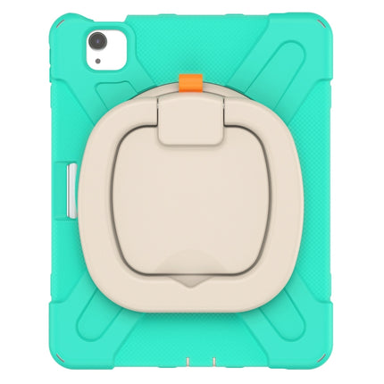 Silicone + PC Protective Case with Holder & Shoulder Strap, For iPad Air 2022 / 2020 10.9