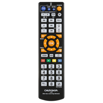 CHUNGHOP L336 Universal Smart Learning Remote Controller for TV / CBL / DVD, L336(Black)