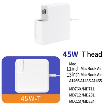 A1436 45W 14.85V 3.05A 5 Pin MagSafe 2 Power Adapter for MacBook, Cable Length: 1.6m,, 45W UK Plug, 45W AU Plug, 45W EU Plug