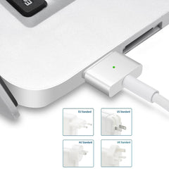 A1436 45W 14.85V 3.05A 5 Pin MagSafe 2 Power Adapter for MacBook, Cable Length: 1.6m,, 45W AU Plug, 45W EU Plug, 45W UK Plug