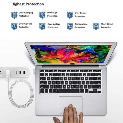 A1436 45W 14.85V 3.05A 5 Pin MagSafe 2 Power Adapter for MacBook, Cable Length: 1.6m,, 45W UK Plug, 45W AU Plug, 45W EU Plug