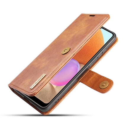 DG.MING Crazy Horse Texture Flip Detachable Magnetic Leather Case with Holder & Card Slots & Wallet, For Samsung Galaxy A32 4G