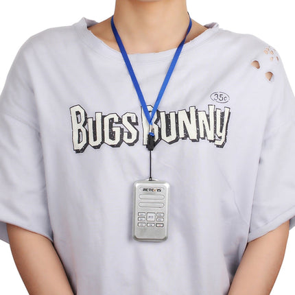 RETEVIS RT20 2W 400-470MHz 16CHS Mini FM Radio Two Way Radio Walkie Talkie,