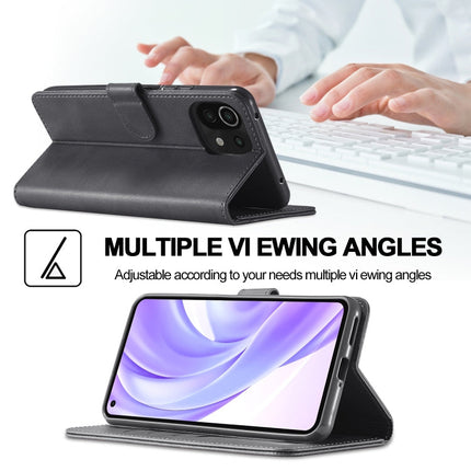 LC.IMEEKE Calf Texture Horizontal Flip Leather Case, with Holder & Card Slots & Wallet, For Xiaomi Mi 11 Lite, For Samsung Galaxy A82