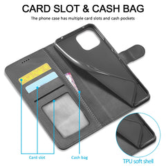 LC.IMEEKE Calf Texture Horizontal Flip Leather Case, with Holder & Card Slots & Wallet, For Xiaomi Mi 11 Lite, For Samsung Galaxy A82