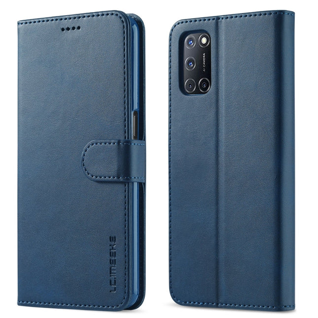 For OPPO F19 Pro / A94 5G LC.IMEEKE Calf Texture Horizontal Flip Leather Case with Holder & Card Slots & Wallet (Brown), For OPPO F19 Pro / A94 5G